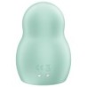 SATISFYER - PRO TO GO 1 ESTIMULADOR Y VIBRADOR DE DOBLE PULSO DE AIRE VERDE