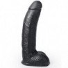 SISTEMA HUNG - DILDO REALISTA NEGRO GEORGE 22 CM