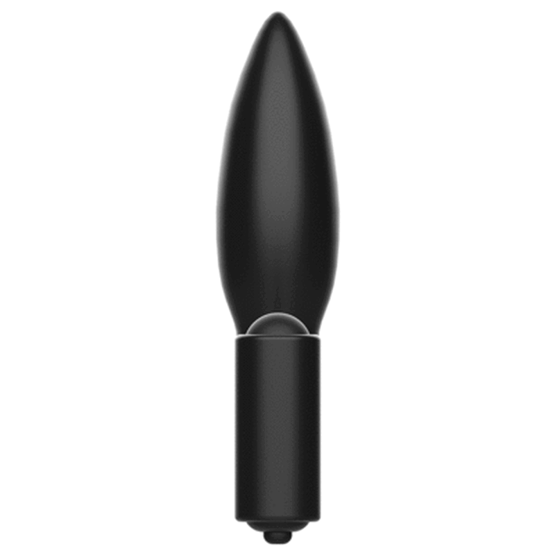 JUGUETES PARA ADICTOS - TAPÓN ANAL CON ANILLO VIBRATORIO