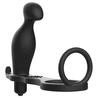 ADDICTED TOYS  PLUG ANAL CON ANILLO SILICONA NEGRO