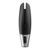 SATISFYER POWER MASTURBATOR - NEGRO Y PLATA
