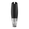 SATISFYER POWER MASTURBATOR - NEGRO Y PLATA