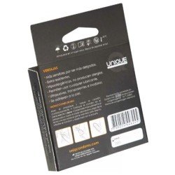 UNIQ - PRESERVATIVOS CLÁSICOS SIN LÁTEX, 3 UNIDADES