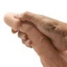 BAILE - HERMOSO ENCUENTRO BAHAMUT DILDO FLEXIBLE REALISTA 21.8 CM NATURAL