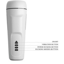 PRETTY LOVE - SIENNA, MASTURBADOR MASCULINO VIBRATORIO CON VOZ Y SUCCIÓN