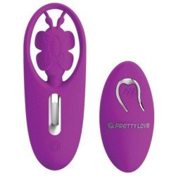 PRETTY LOVE - ESTIMULADOR DE MARIPOSAS BAILARINAS PARA BRAGUITAS CON CONTROL REMOTO LILA