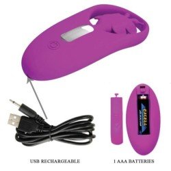 PRETTY LOVE - ESTIMULADOR DE MARIPOSAS BAILARINAS PARA BRAGUITAS CON CONTROL REMOTO LILA