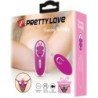 PRETTY LOVE - ESTIMULADOR DE MARIPOSAS BAILARINAS PARA BRAGUITAS CON CONTROL REMOTO LILA