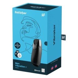 SATISFACTOR - VIBRACIÓN PARA HOMBRES + NEGRO