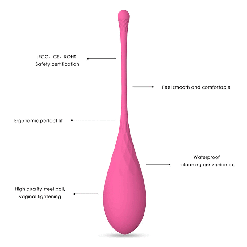 LESLIE - JUEGO DE ENTRENAMIENTO DE MÚSCULOS PÉLVICOS KEGEL FIT CON 6 PESAS