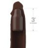 PIPEDREAMS SLEEVE 22,86 CM + 7,62 CM PLUG BROWN