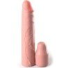 FANTASY X-TENSIONS - MANGA CON RIBETES DE 20,32 CM + 5,00 CM DE PIEL CON TAPÓN