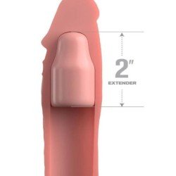 FANTASY X- TENSIONS - EXTENSIÓN DE RIBETES CON CORREA DE 15,24 CM DE PIEL