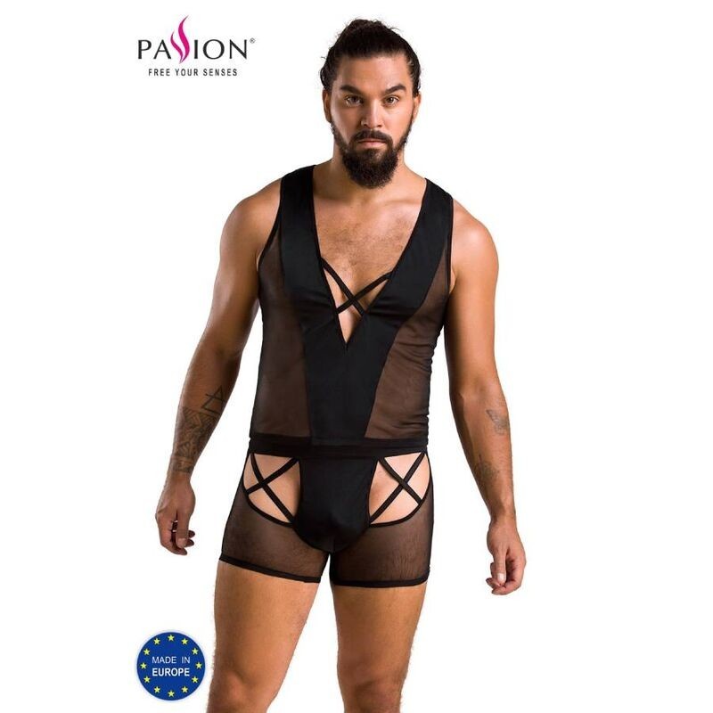 PASSION - 054 CONJUNTO OSCAR NEGRO L/XL