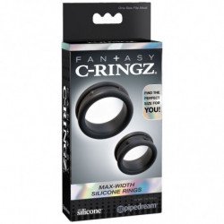 ANILLOS DE SILICONA FANTASY C-RINGZ - ANCHO MÁXIMO