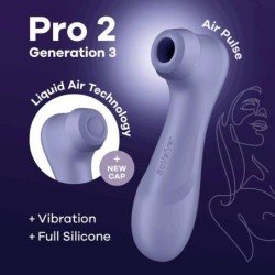 SATISFACTOR - PRO 2 GENERACIÓN 3 TECNOLOGÍA DE AIRE LÍQUIDO LILA