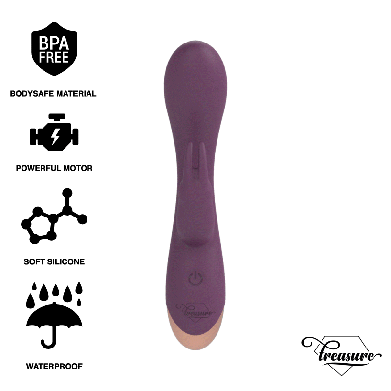 TESORO - VIBRADOR LAURENCE RABBIT + CONTROL REMOTO WATCHME