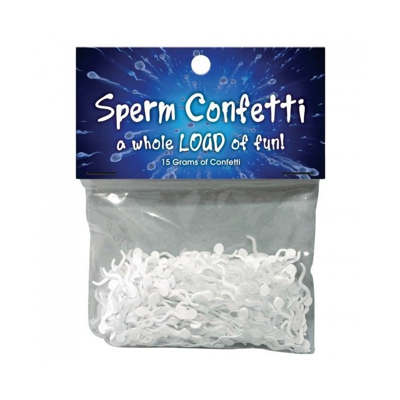 KHEPER GAMES - CONFETI CON FORMA DE ESPERMA