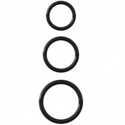 FANTASY C-RINGZ - JUEGO DE 3 ANILLOS DE SILICONA PARA MAYOR RESISTENCIA