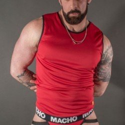 MACHO CAMISETA ROJA L/XL