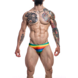 CUT4MEN - CALZONCILLO CORTE BAJO RAINBOW XL