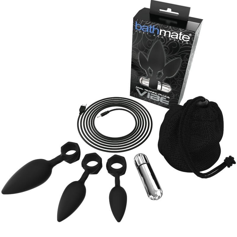 BATHMATE - TAPONES DE ENTRENAMIENTO ANAL VIBRATORIOS
