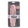 GET REAL - VIBRADOR GRANDE DE DOBLE DENSIDAD DE 20,5 CM PARA PIEL