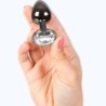 SECRETPLAY - TAPÓN ANAL DE METAL TAMAÑO PINTADO, TAMAÑO PEQUEÑO, 7 CM