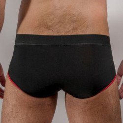 MACHO - MS24R CALZONCILLOS BRAGUITAS ROJO OSCURO XL