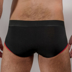 MACHO - MS24R CALZONCILLOS BRAGUITAS ROJO OSCURO XL