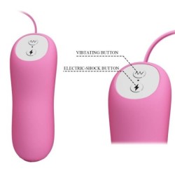 AMOR PRECIOSO - PINZAS CON VIBRACIÓN Y ELECTROSHOCK ROSA
