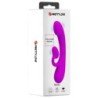 PRETTY LOVE - VIBRADOR CLITORAL DE SILICONA SINCERE Y CON SUCCIÓN MORADO