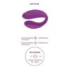 XOCOON - VIBRADOR MORADO PARA PAREJAS BOUND LOVE