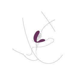 XOCOON - VIBRADOR MORADO PARA PAREJAS BOUND LOVE