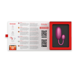 ONINDER - HUEVO VIBRATORIO TOKYO ROSA 7,5 X 3,2 CM APLICACIÓN GRATUITA