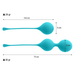 INTENSE - PAQUETE DE BOLAS DE KEGEL KENDALL AZUL