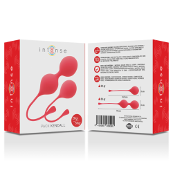 INTENSE - PAQUETE DE BOLAS DE KEGEL KENDALL ROJO