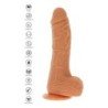 SÉ REAL - DILDO VIBRADOR GIRATORIO DE ARRIBA Y ABAJO