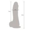 GET REAL - DILDO VIBRADOR GIRATORIO DE ARRIBA Y ABAJO