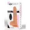 GET REAL - DILDO VIBRADOR CON BOLAS GIRATORIAS NATURAL