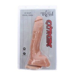 SÉ REAL - DILDO EXTREMO XXXL DE 34 CM DE PIEL