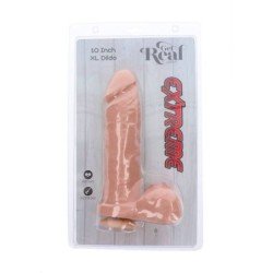 GET REAL - DILDO EXTREMO XL DE 25,5 CM DE PIEL