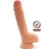 GET REAL - DILDO DE DOBLE DENSIDAD DE 18 CM CON BOLAS Y PIEL