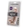 SÉ REAL - DILDO DE 12 CM CON BOLAS VIBRADOR DE PIEL