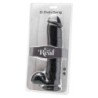 GET REAL - DILDO DE 28 CM CON BOLAS NEGRO
