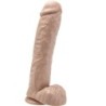 GET REAL - DILDO DE 28 CM CON PIELES EN LOS TESTÍCULOS