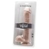 GET REAL - DILDO DE 28 CM CON PIELES EN LOS TESTÍCULOS