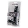 SÉ REAL - DILDO DE 18 CM CON BOLAS NEGRO