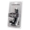 GET REAL - DILDO DE 12 CM CON BOLAS NEGRO