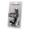 SÉ REAL - DILDO DE 12 CM CON BOLAS NEGRO